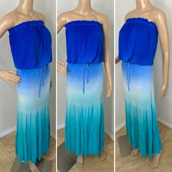 YOUNG FABULOUS & BROKE Ombré Dye SYDNEY Maxi Dress - Picture 5 of 16